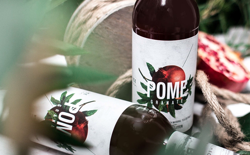 冰紅茶包裝設計,插畫飲料包裝設計,杭州飲品品牌包裝設計公司