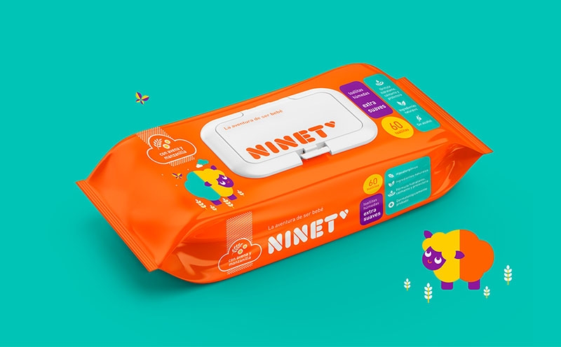 嬰兒用品品牌包裝設計，不一樣的紙尿褲設計