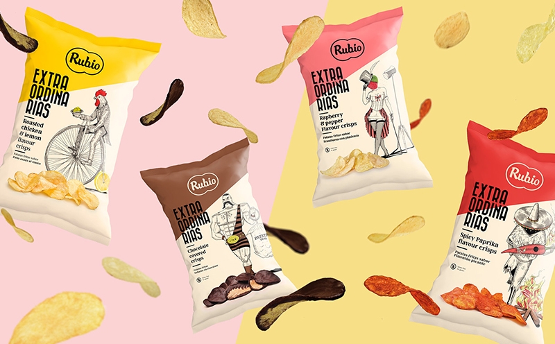 不拘一格的薯片包裝設計，休閑食品包裝設計，杭州石特品牌包裝設計公司