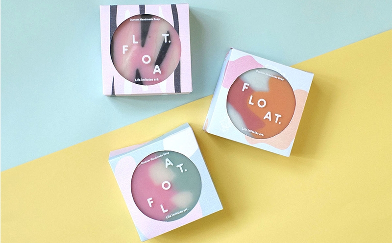 香皂產品包裝設計-  全新的沐浴用品香皂產品包裝設計，盡情的放松休息吧！