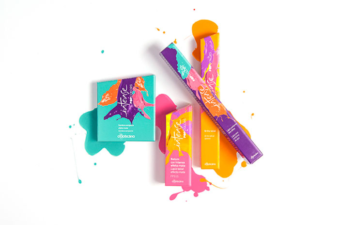 OBotica&middot;rio's Intense PopColors美妝產品包裝
