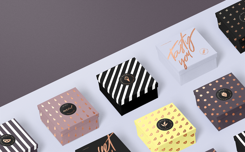 為了博得美人一笑，甜品包裝也是拼了……