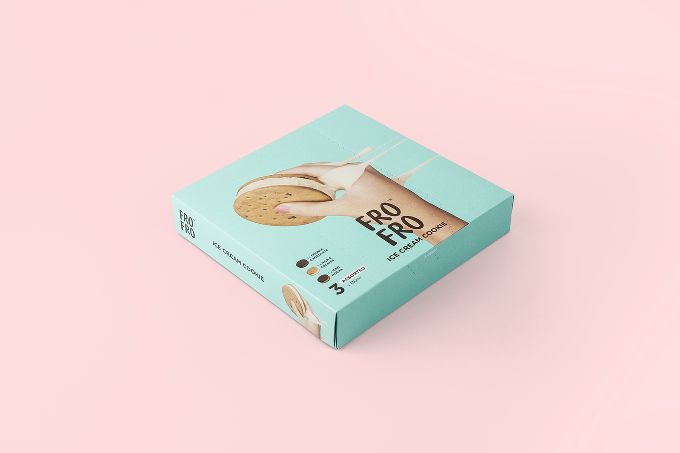 冰淇淋餅干包裝設計