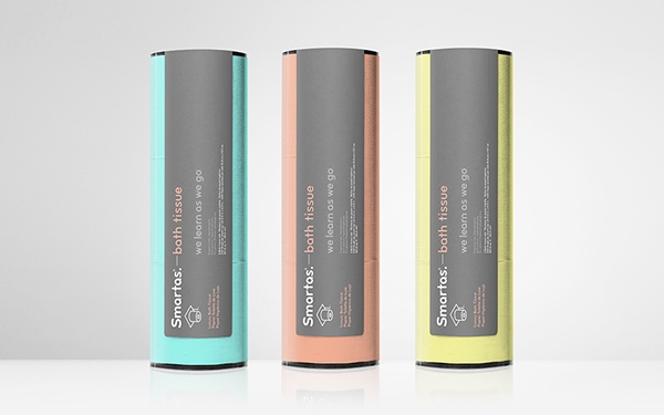 衛生紙品牌包裝設計，用色彩綻放美麗