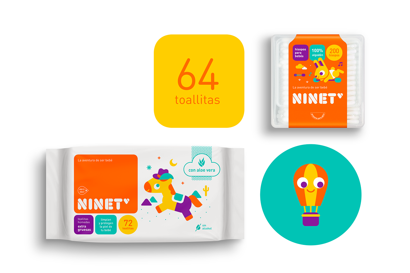 大冒險式嬰兒用品品牌包裝設計，不一樣的紙尿褲設計