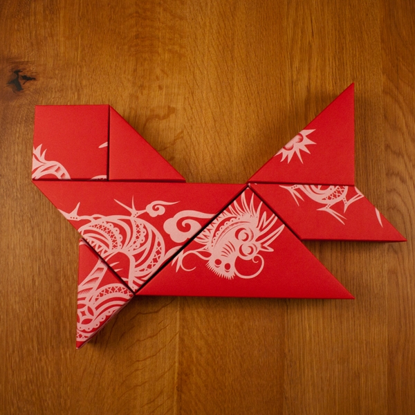 春節禮品盒包裝設計，新年七巧板的妙用