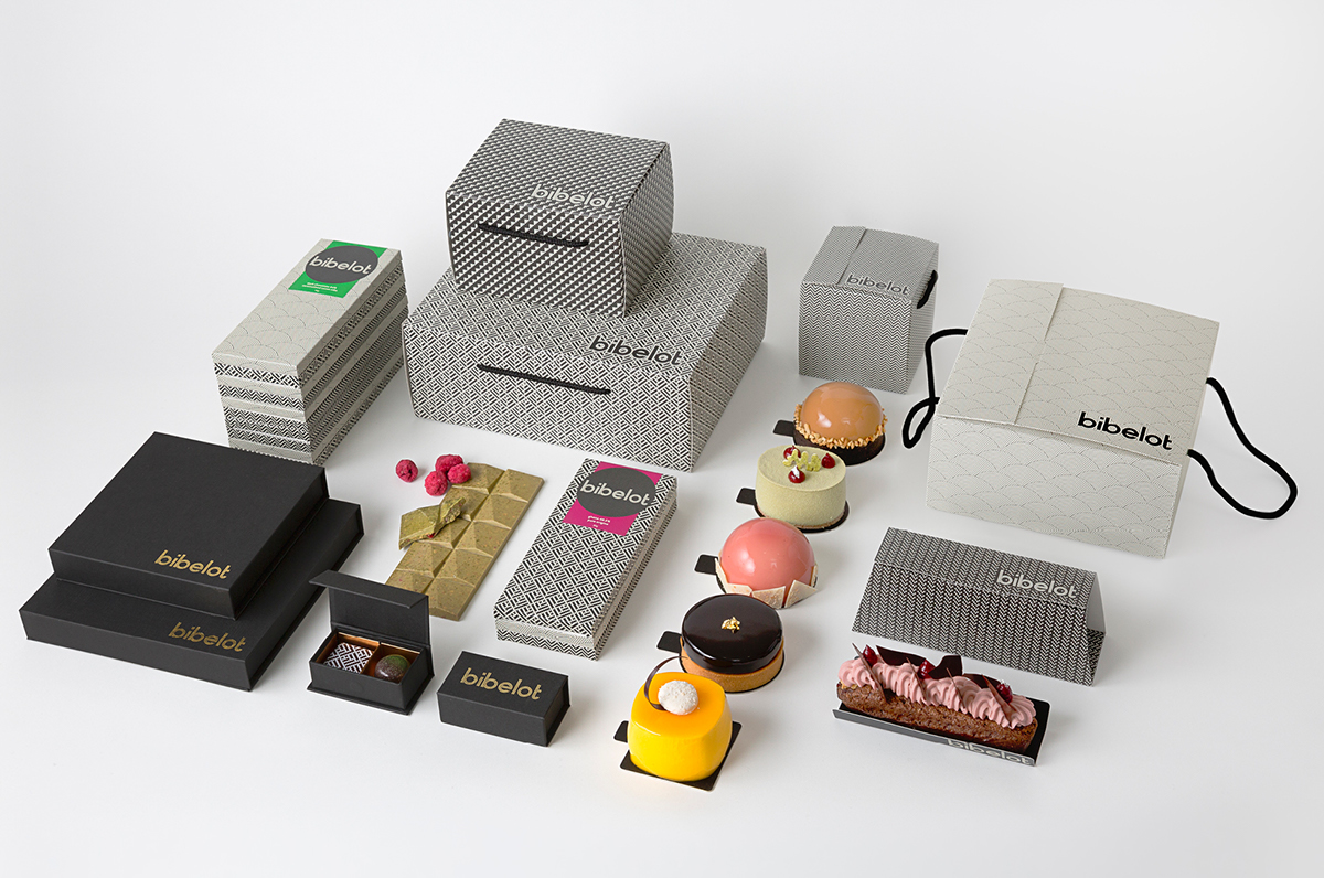 歐式甜品店品牌包裝設計，飲品與甜點的天堂