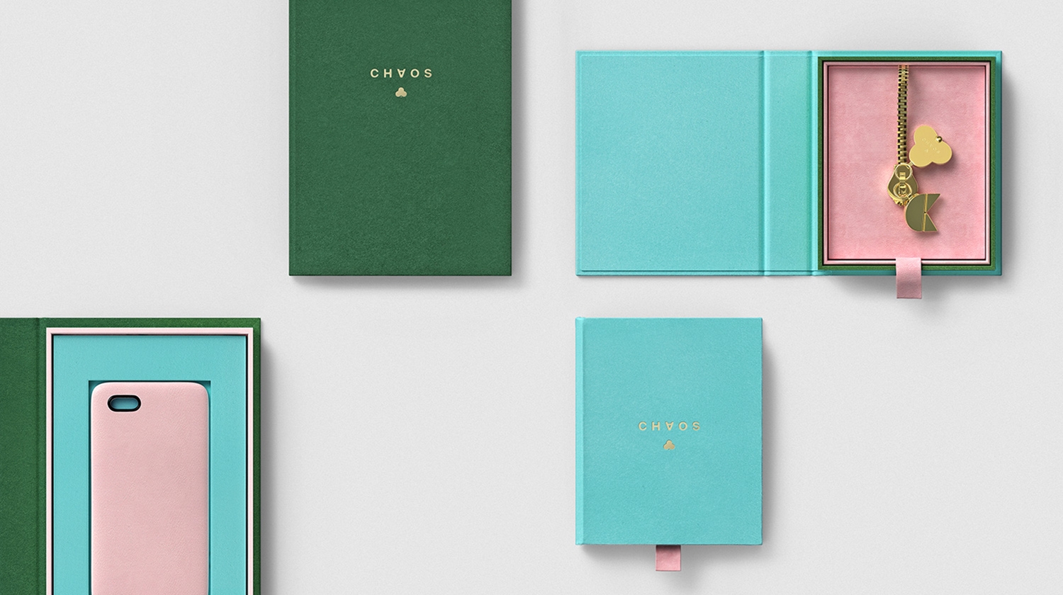 時尚配飾品牌個性配飾手機殼、護身符、拉鏈等創意產品包裝設計