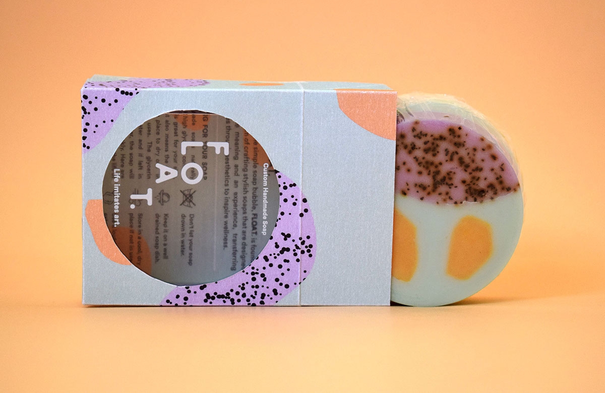 沐浴時間，全新的沐浴用品香皂產品包裝設計，盡情的放松休息吧！