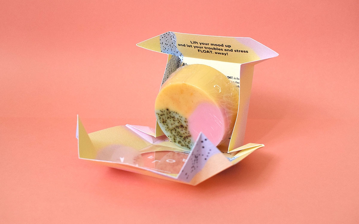 沐浴時間，全新的沐浴用品香皂產品包裝設計，盡情的放松休息吧！