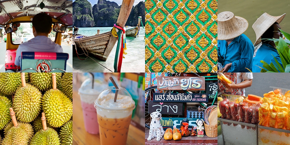 泰國快餐店的品牌設計，標志設計和包裝設計