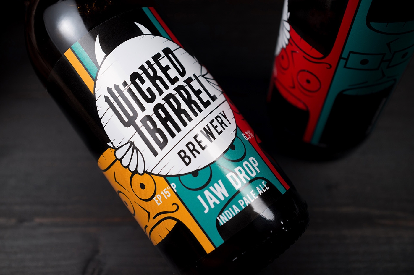 邪惡的啤酒包裝設計，喝了會掉下巴哦