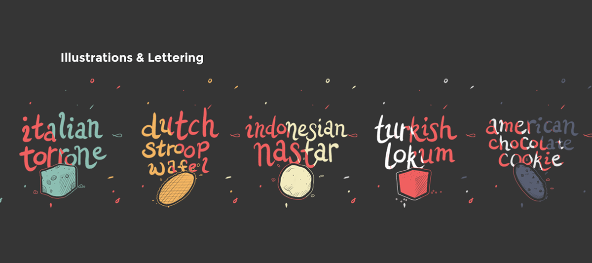 “Sweet of the World”，全球糖果食品包裝設計