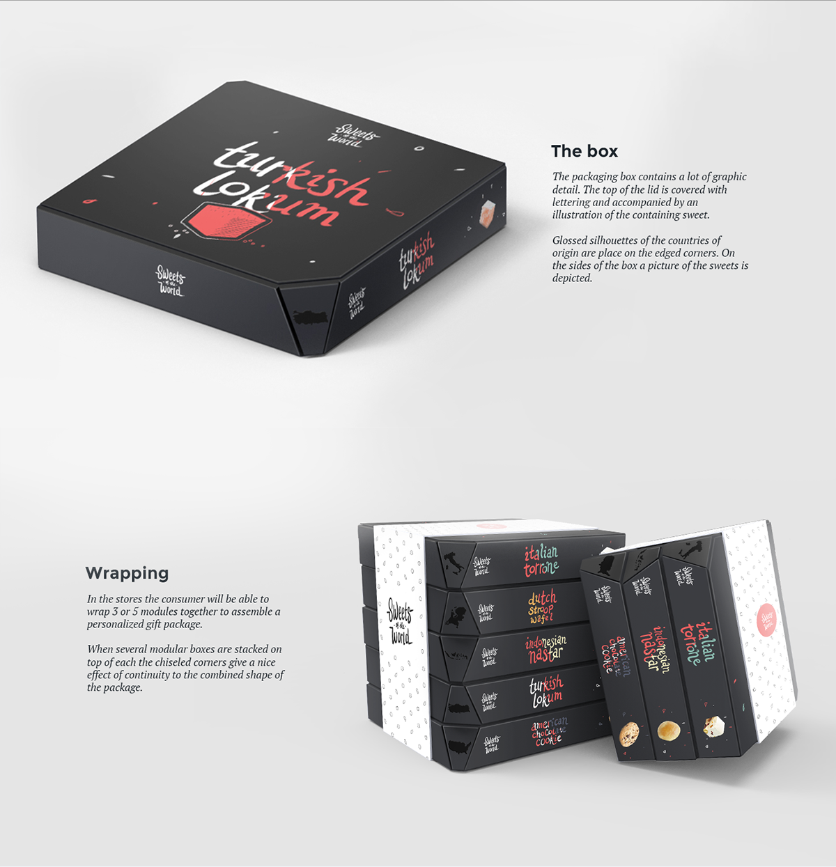 “Sweet of the World”，全球糖果食品包裝設計