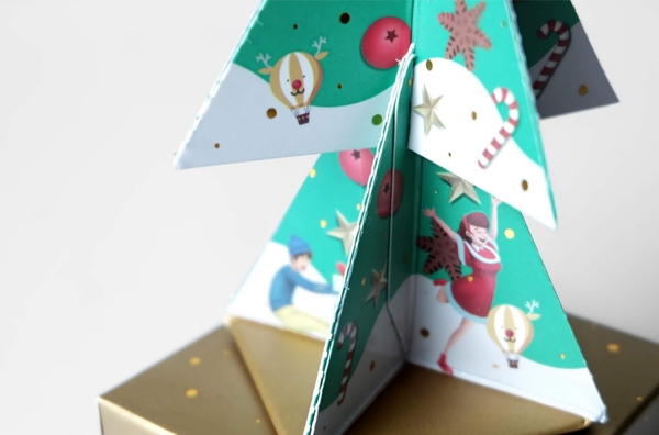 巧克力盒化身圣誕樹！包裝結構創意為顧客帶來的驚喜體驗